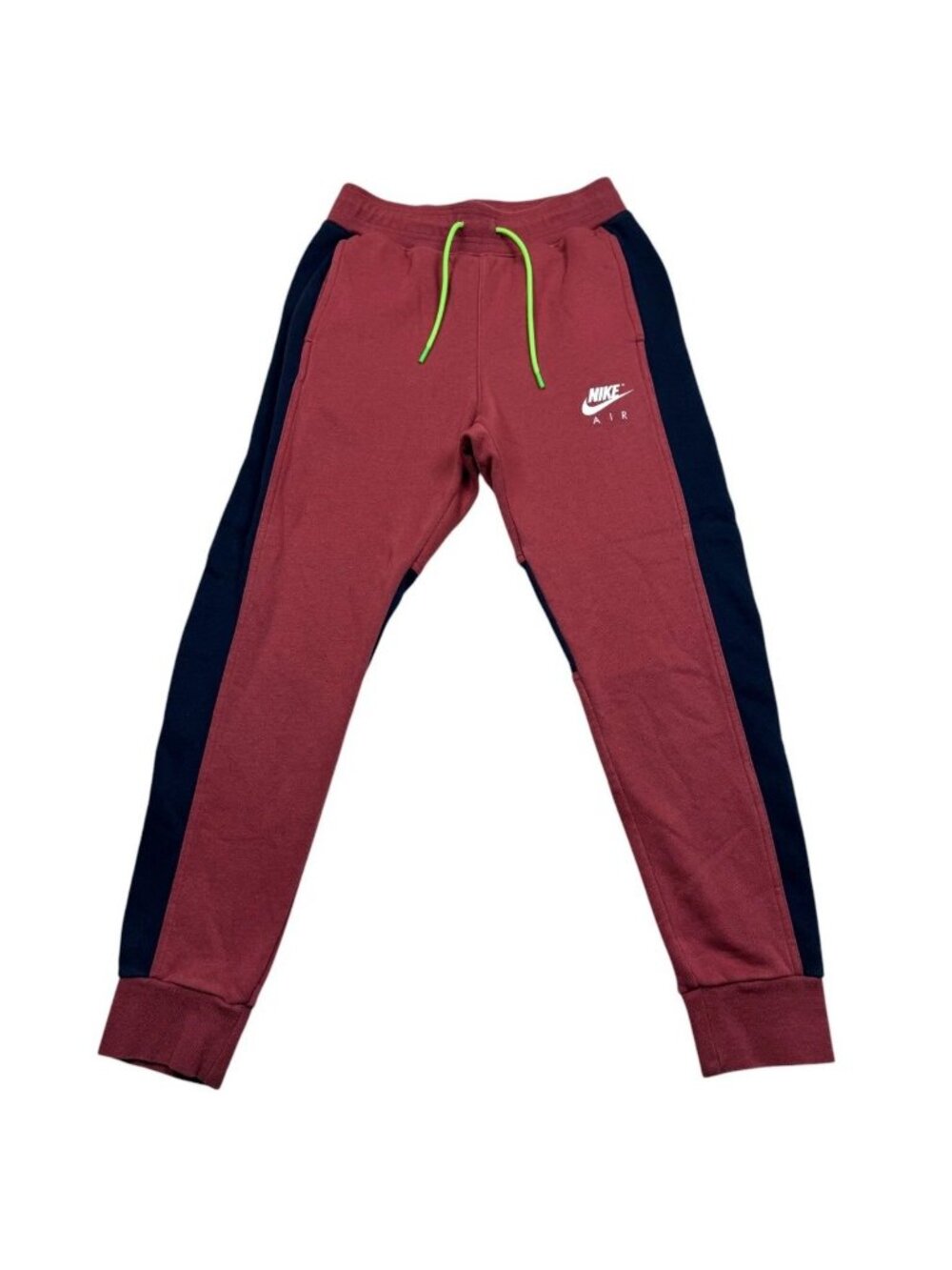 Nike Air Men's Fleece Joggers  Size XXL Cedar Obsidian Drawstring Zip Pocket